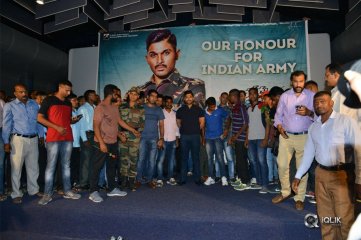 Army People Watching Naa Peru Surya Naa illu India Movie Photos